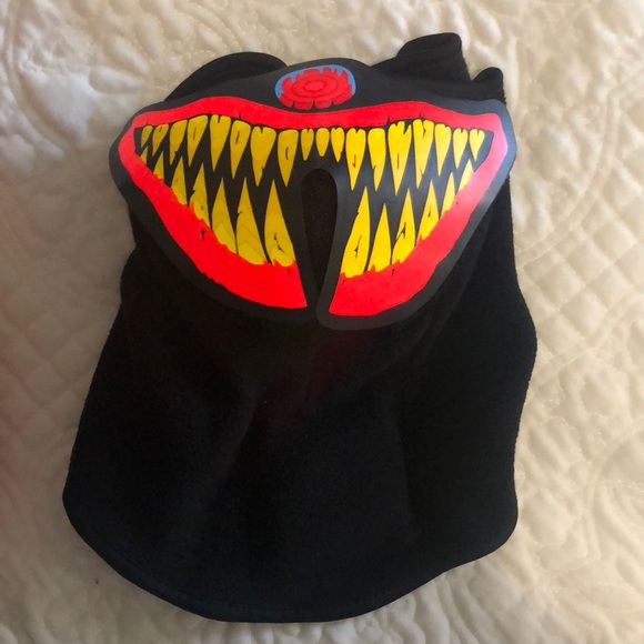 Other - Light up EDM Velcro mask
